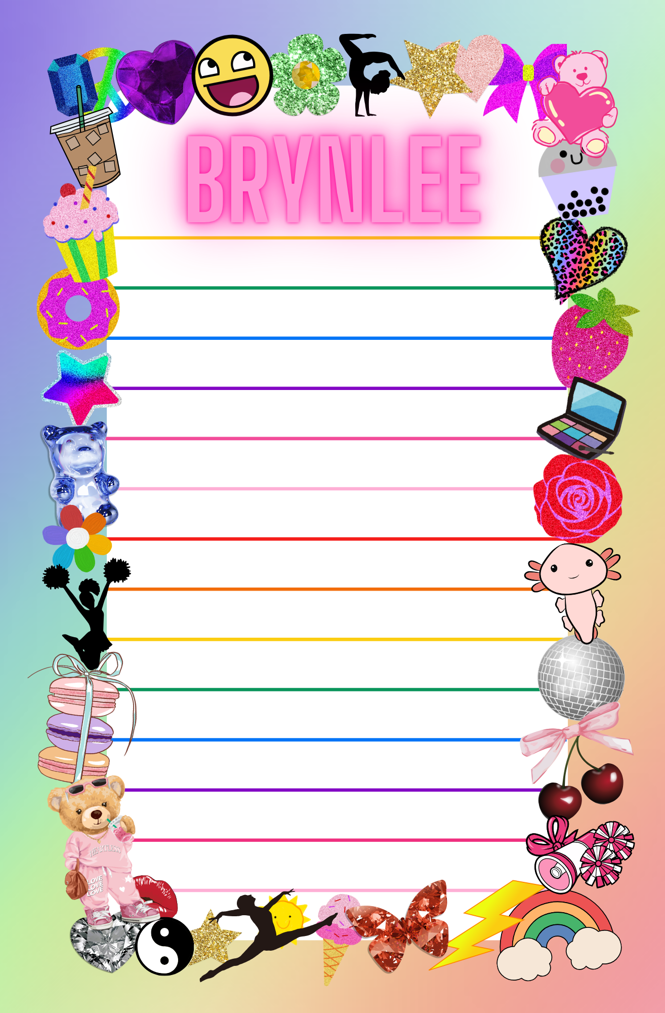 My Favorite Things Stationery