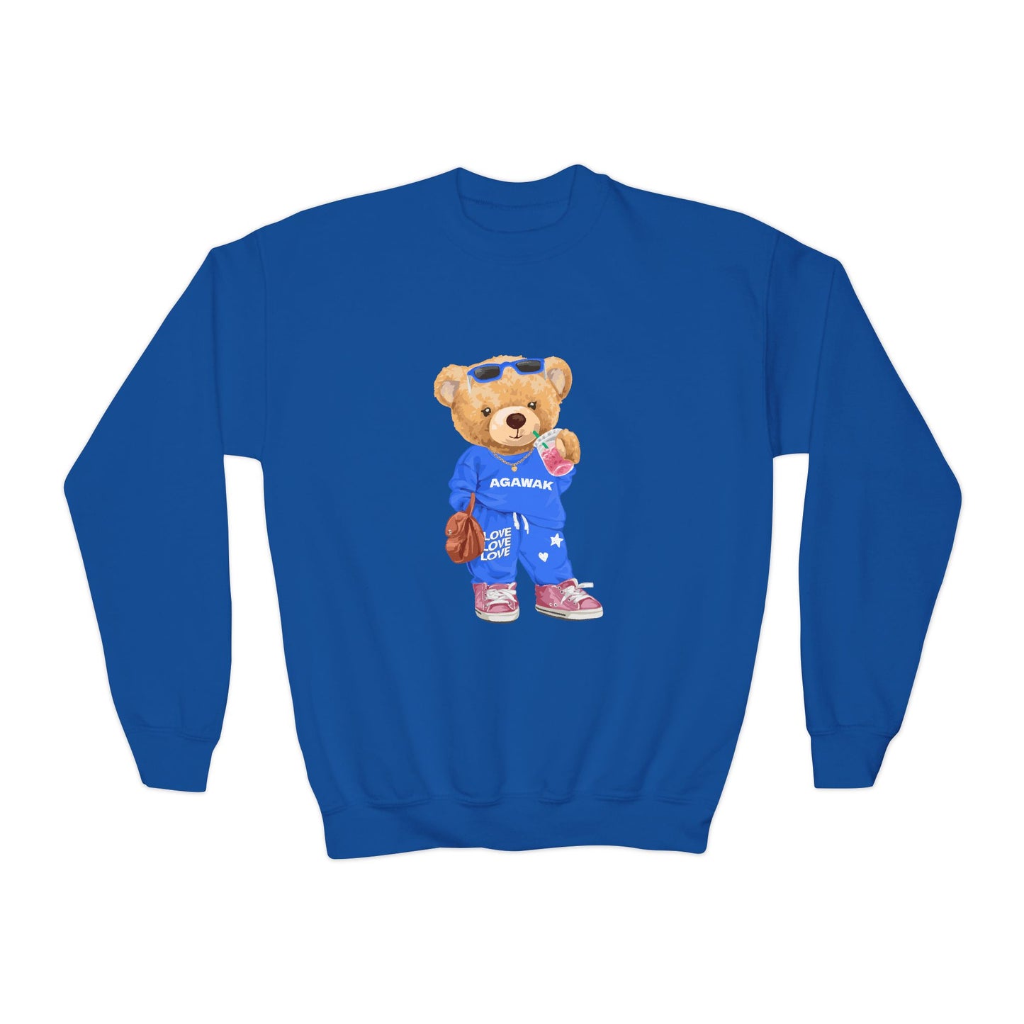 Cute Camp Bear Crewneck (youth sizes)
