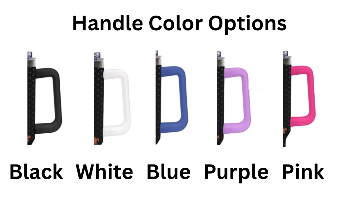 My Favorite Things Tumbler (40oz with Color Option Handles)