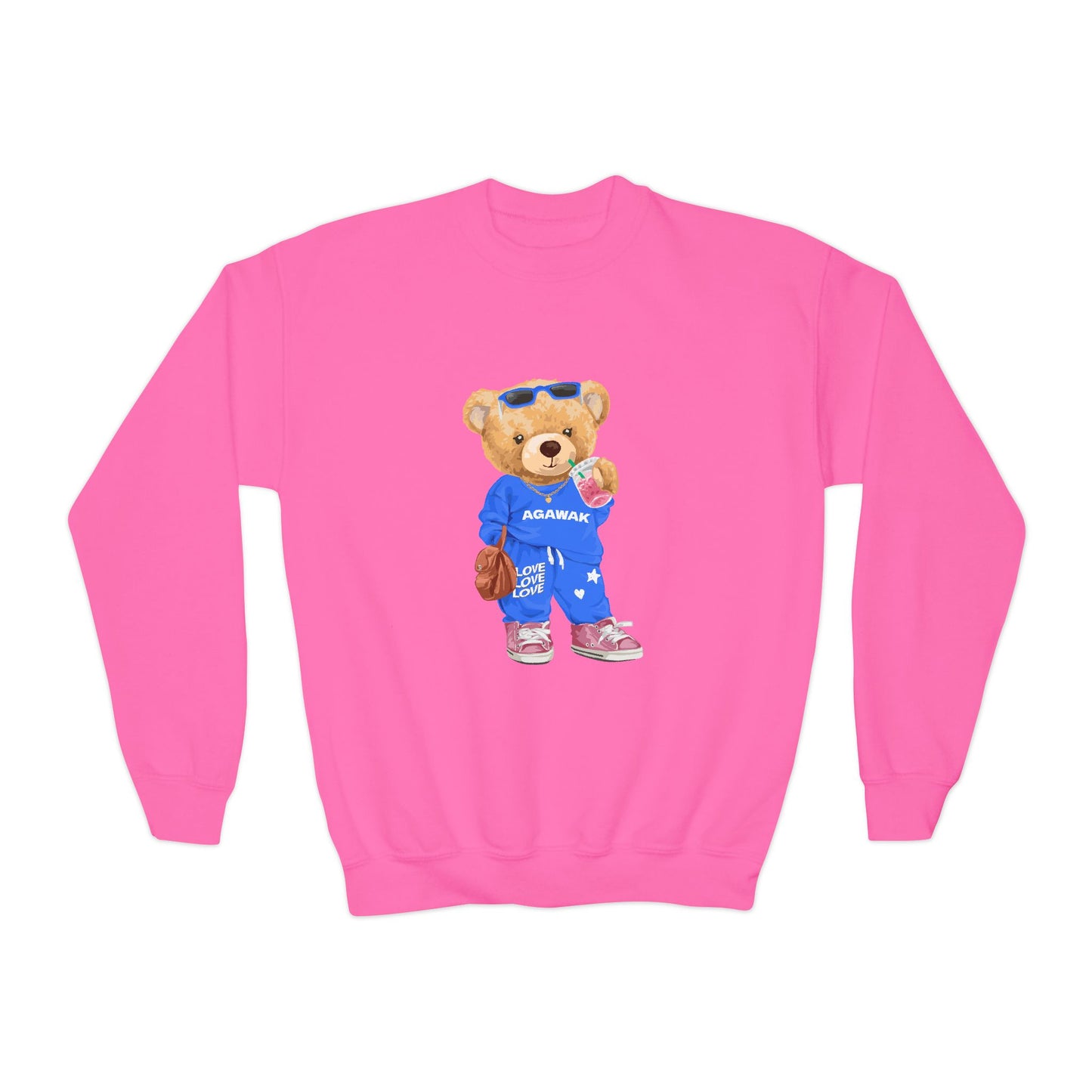 Cute Camp Bear Crewneck (youth sizes)