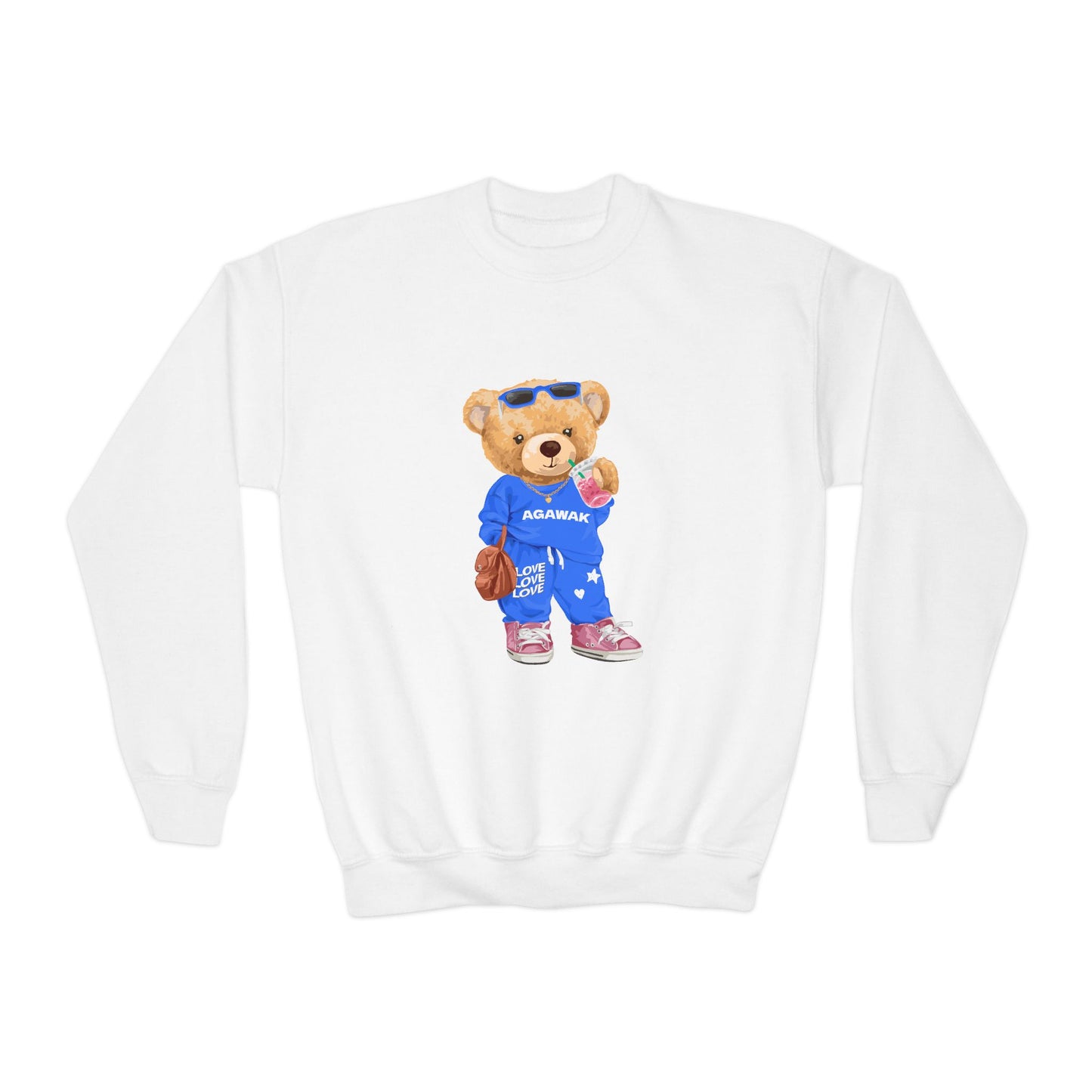 Cute Camp Bear Crewneck (youth sizes)
