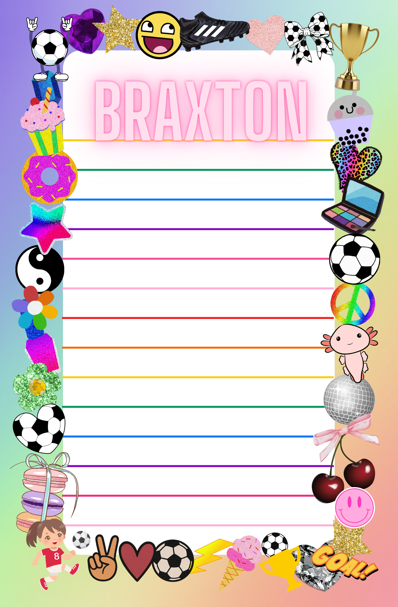 My Favorite Things Stationery