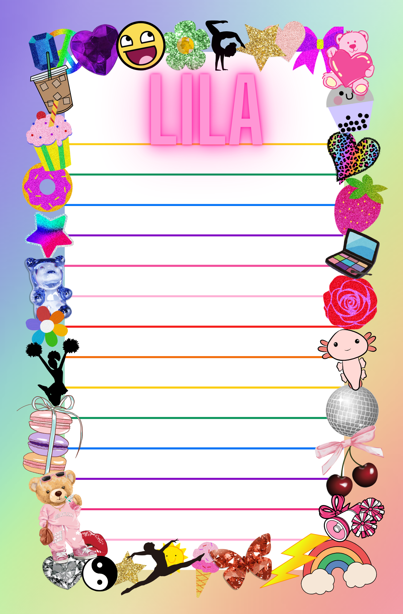 My Favorite Things Stationery