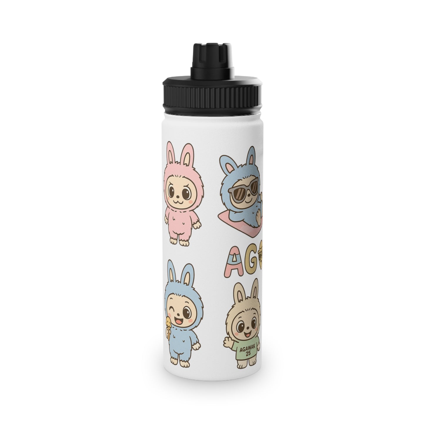 Cute 'Bubu Stainless Steel Water Bottle