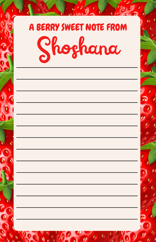 A Berry Sweet Note