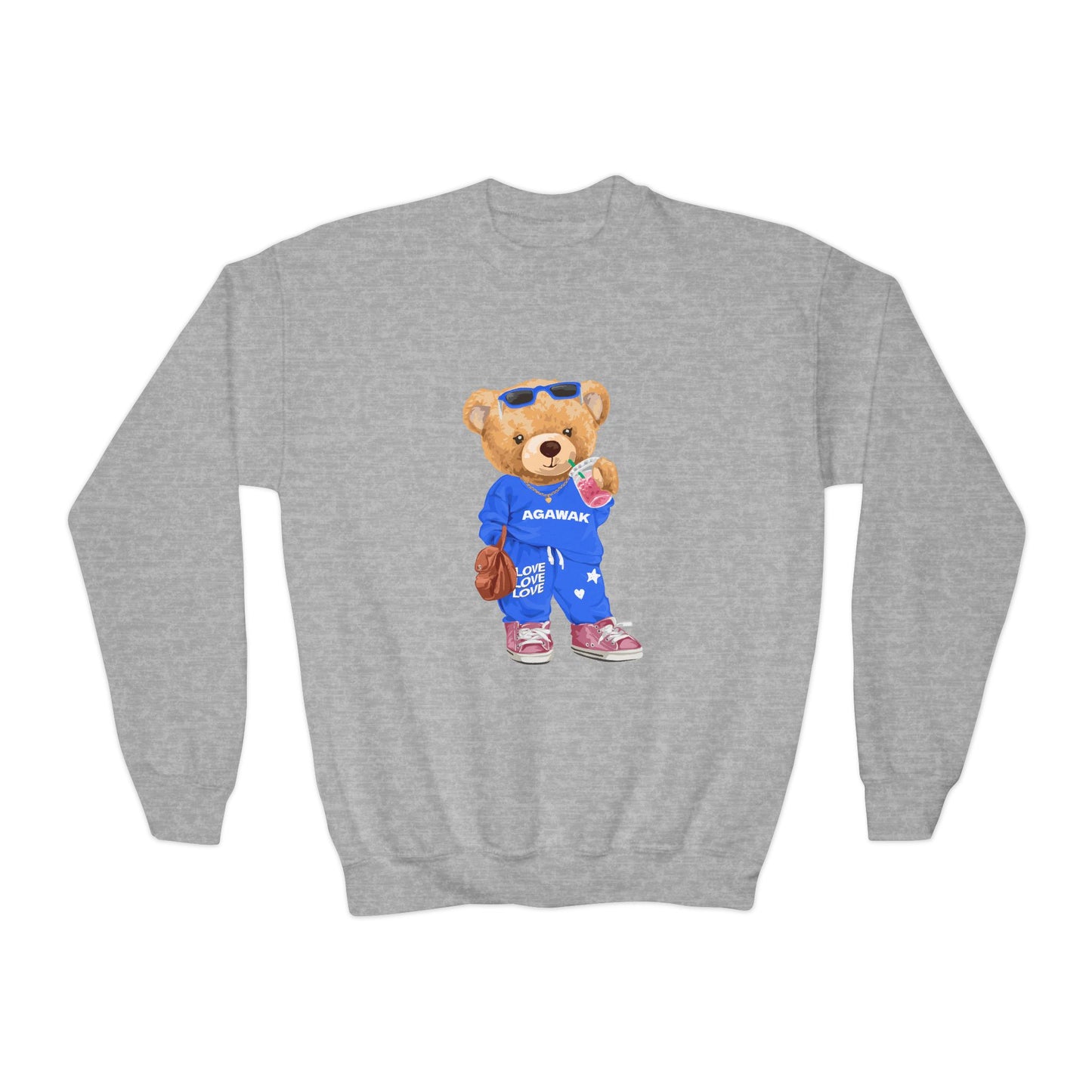 Cute Camp Bear Crewneck (youth sizes)