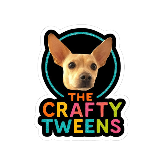The Crafty Tweens Logo (Vinyl Sticker) - FOR CHARITY!!!