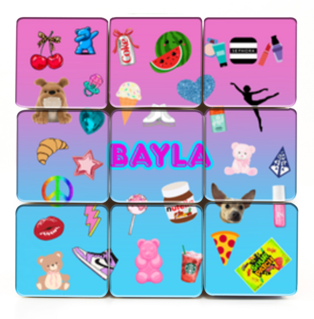 My Favorite Things Rubix Cube