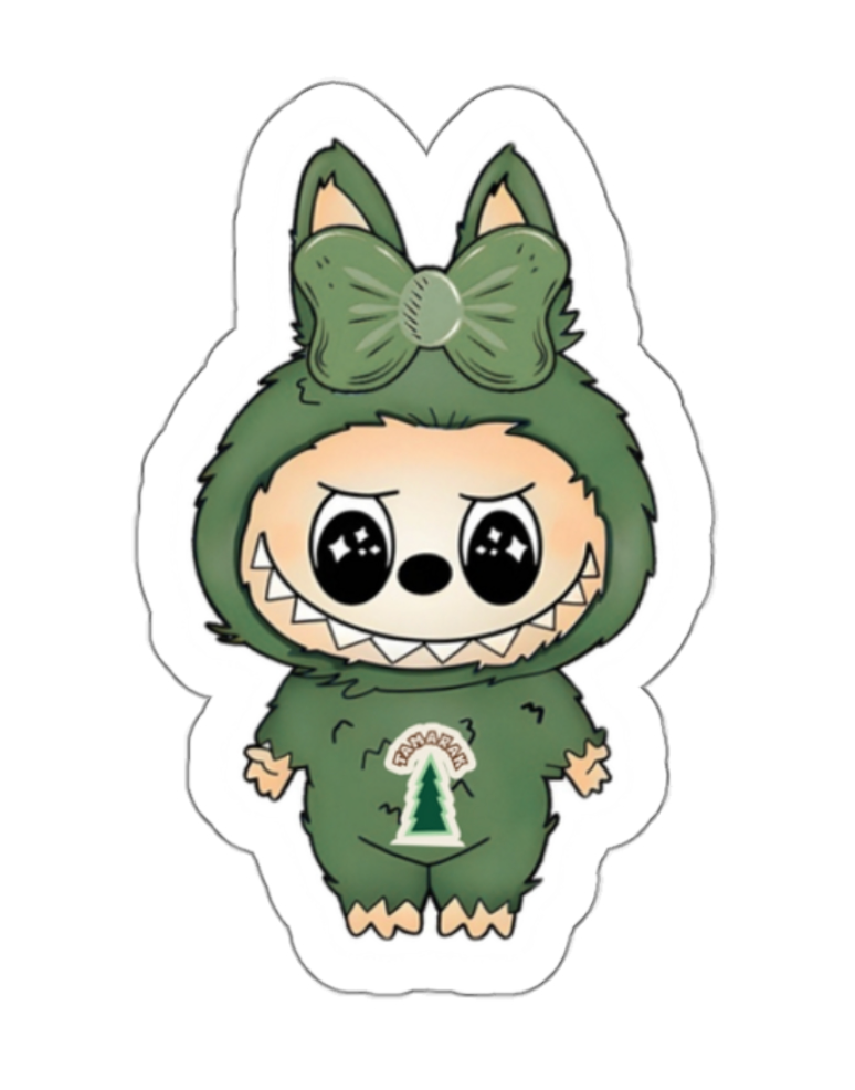 Lady Labubu Sticker (Vinyl Sticker)