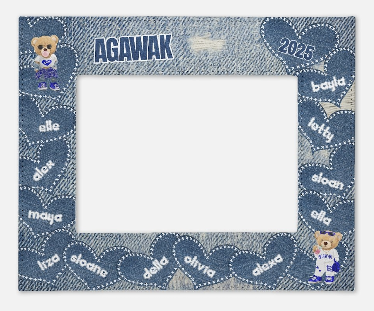 Denim Dreams Picture Frame