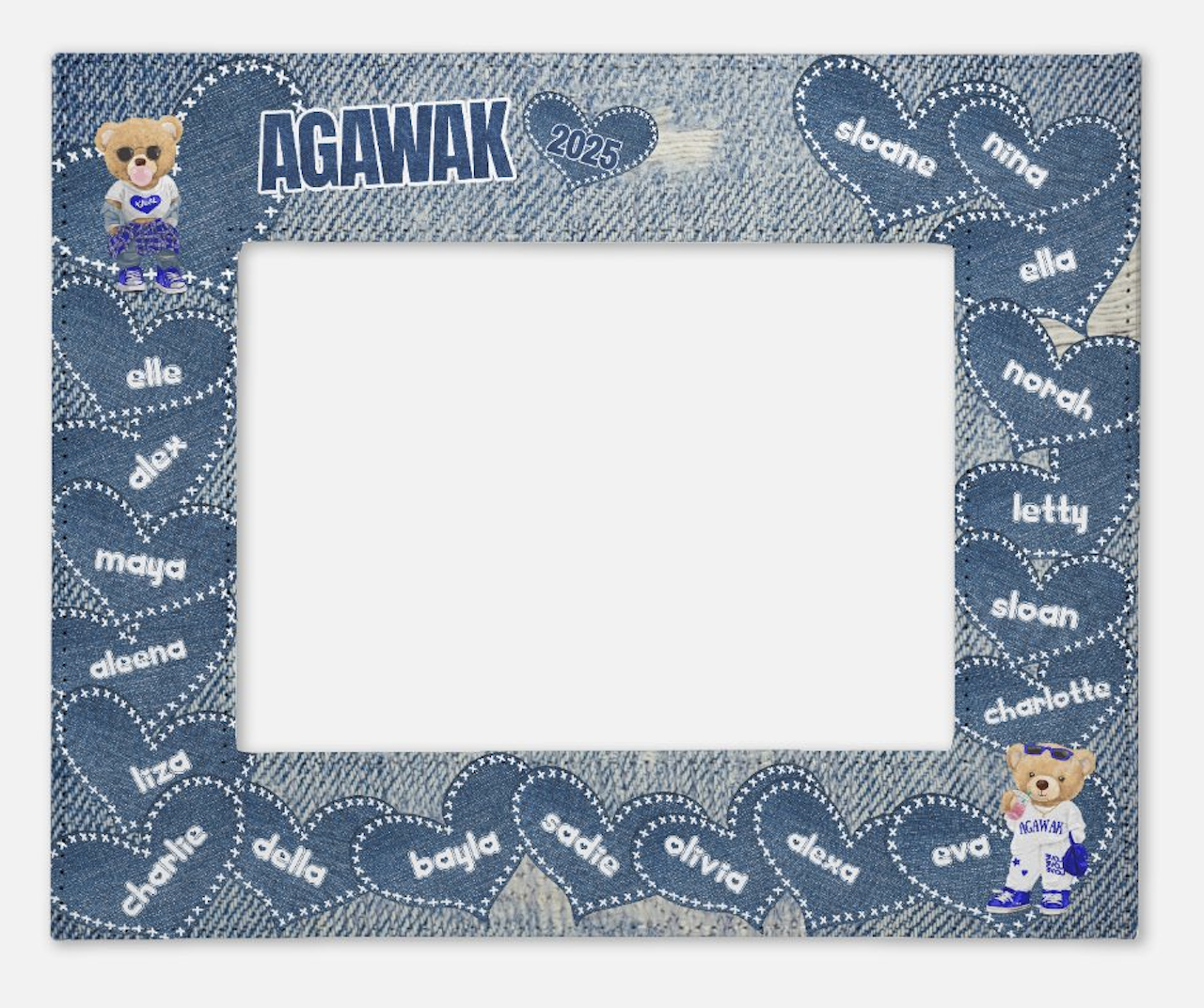 Denim Dreams Picture Frame