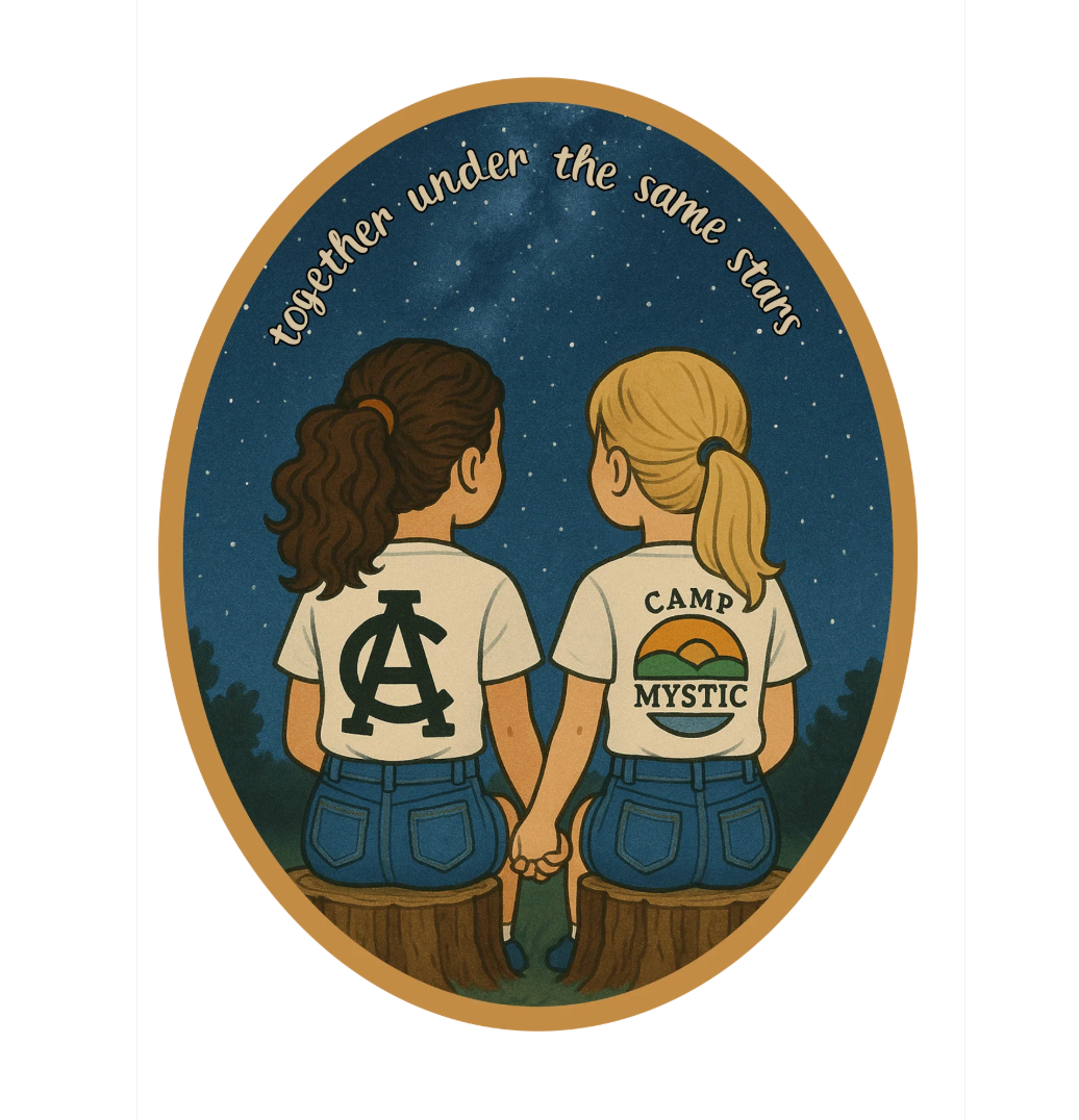 Camp Mystic Sticker for Charity - Together Under the Same Stars
