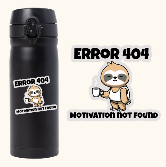 Error 404 (Vinyl Sticker)