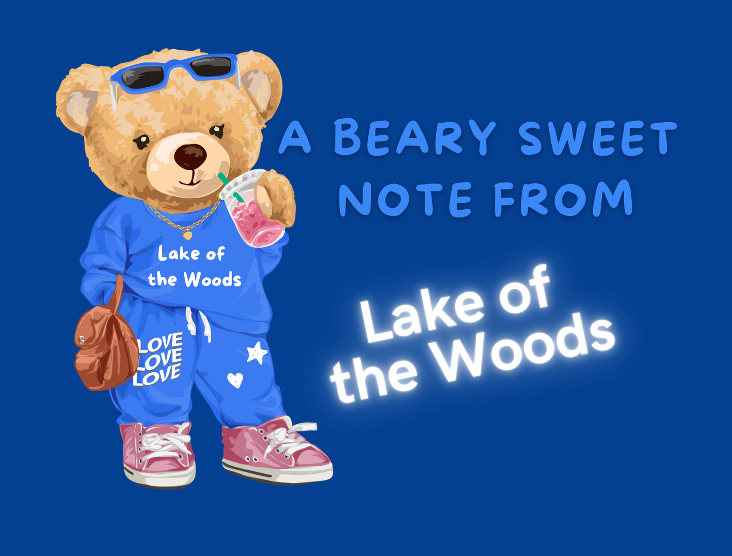 Cute Camp Bear Postcards (pack of 10)